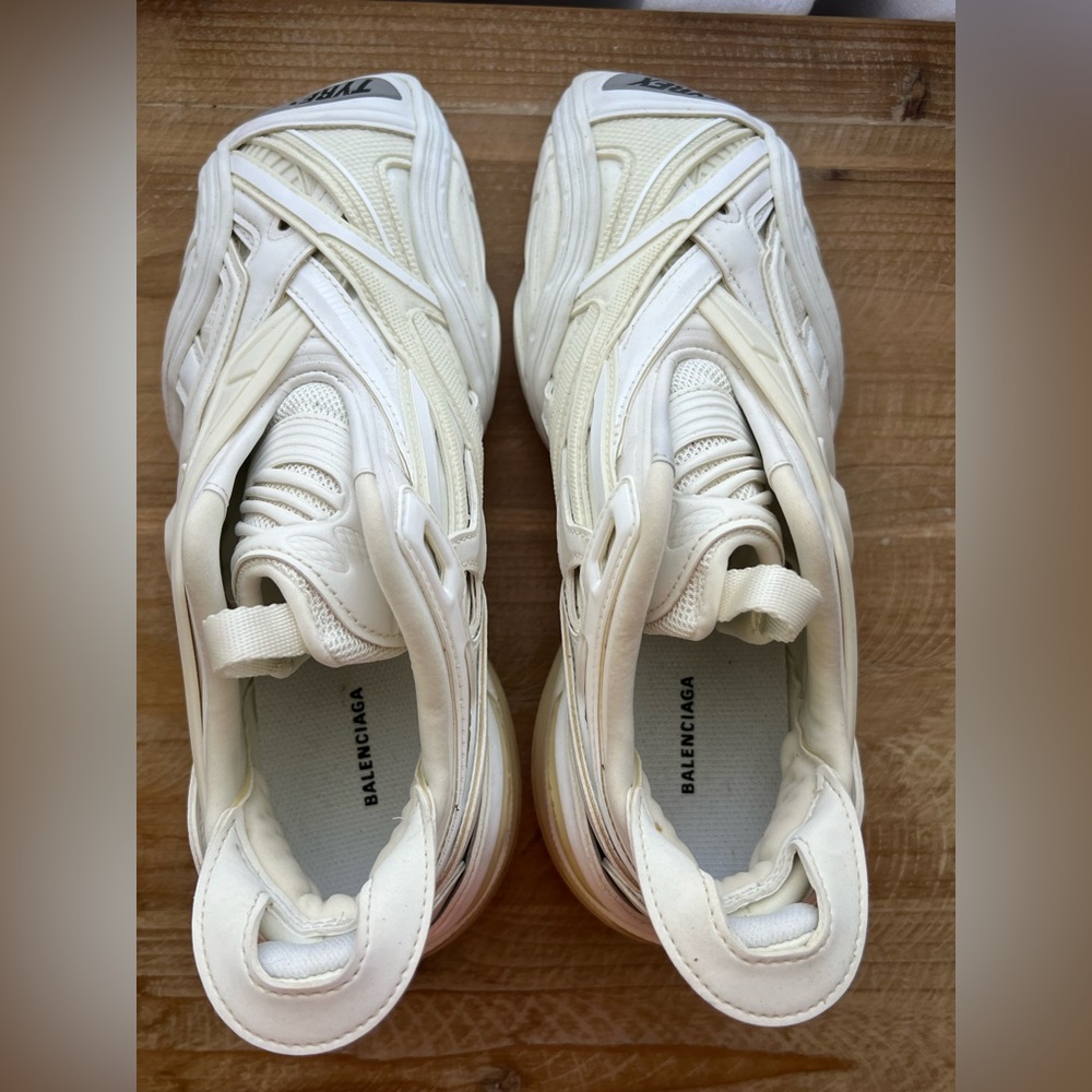 Balenciaga Women's Tyrex Low Top Sneakers in White Size 36 - Picture 7 of 12